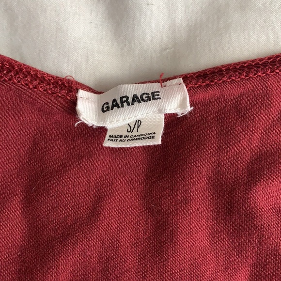 Burgundy -Red Garage Bodycon Dress - Picture 11 of 11